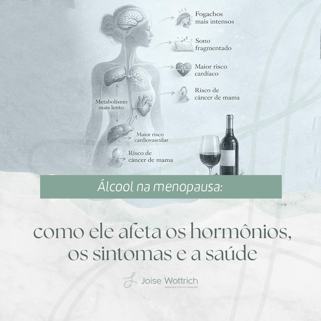 Álcool na menopausa: como ele afeta os hormônios, os sintomas e a saúde da mulher