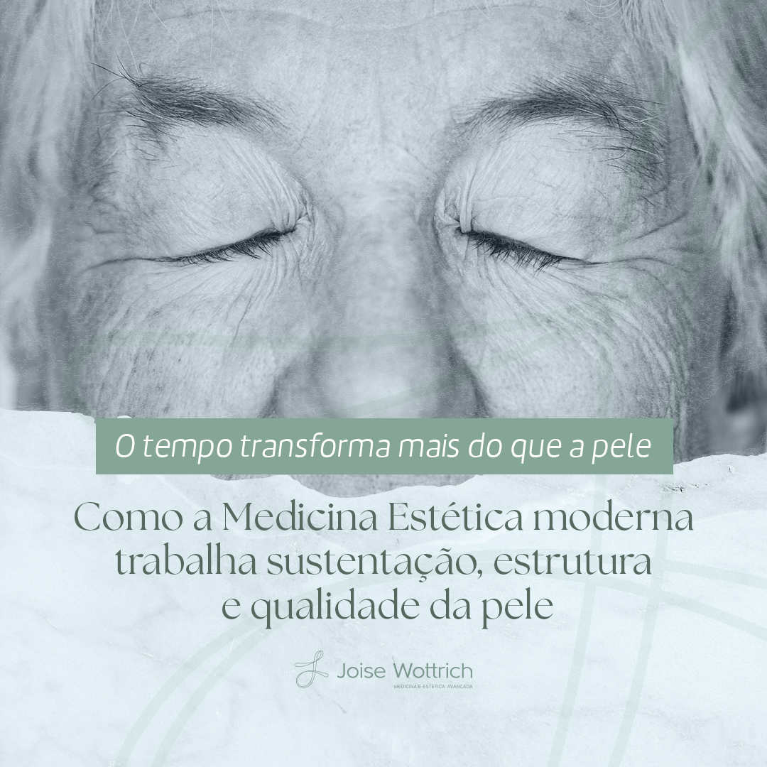 O tempo transforma mais do que a pele